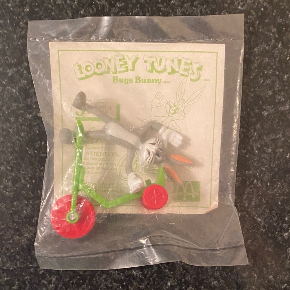 Vintage 1989 Bugs Bunny McDonald's Happy Meal Toy